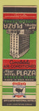 Matchbook Cover - New Plaza Hotel Laredo TX WEAR #2