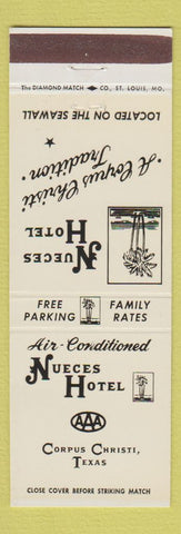 Matchbook Cover - Nueces Hotel Corpus Christi TX