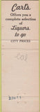 Matchbook Cover - Chalet Lake Arrowhead CA