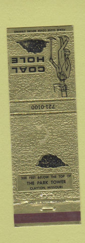 Matchbook Cover - Coal Hotel Clayton MO