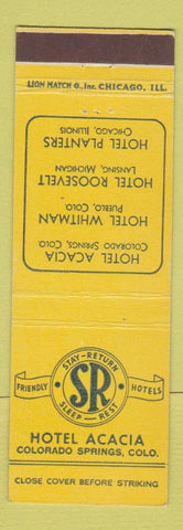 Matchbook Cover - Hotel Acacia Colorado Springs