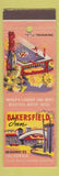 Matchbook Cover - Bakersfield Inn CA