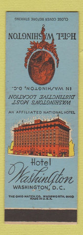 Matchbook Cover - Hotel Washington DC
