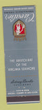 Matchbook Cover - The Cavaliver Virginia Beach VA
