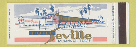 Matchbook Cover - Hotel Seville Harligen TX Full Length