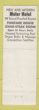 Matchbook Cover - Hotel Seville Harligen TX Full Length