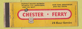 Matchbook Cover - Chester Ferry Full Length