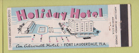 Matchbook Cover - Holiday Hotel Fort Lauderdale FL Alsonett Full Length