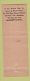 Matchbook Cover - Holiday Hotel Fort Lauderdale FL Alsonett Full Length