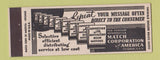 Matchbook Cover - Match Corporation of America Chicago IL Full Length