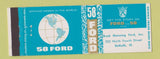 Matchbook Cover - 1958 Ford Brad Manning DeKalb IL Full Length