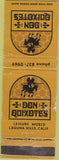 Matchbook Cover - Don Quixotes Laguna Hills CA WORN