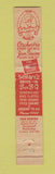 Matchbook Cover - Sammy's Ranch Nite Club Harlingen TX 10 Strike