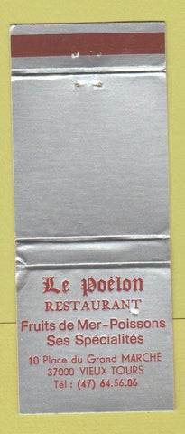 Matchbook Cover - Le Poelon Restaurant France? WEAR