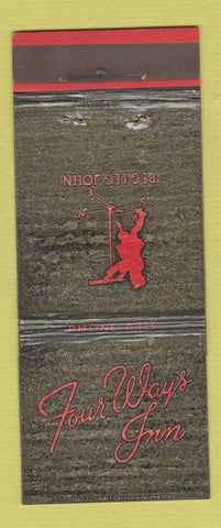 Matchbook Cover - Four Ways Inn Peg Leg John