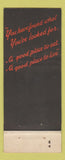 Matchbook Cover - Four Ways Inn Peg Leg John
