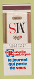 Matchbook Cover - MS Cigarettes La Nouvelle Pepublique France WEAR