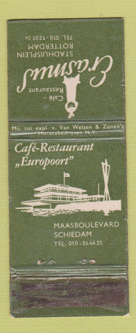 Matchbook Cover - Erasmus Stadhuisplein Rotterdam WEAR