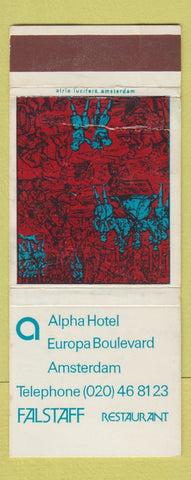 Matchbook Cover - Alpha Hotel Amsterdam WEAR