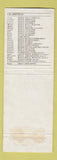 Matchbook Cover - Ciga Hotels Antica Tradizione Italy WEAR