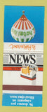 Matchbook Cover - International News Cigarettes Hotel Ibis France
