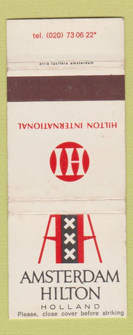 Matchbook Cover - Amsterdam Hilton Holland WEAR