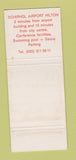 Matchbook Cover - Amsterdam Hilton Holland WEAR