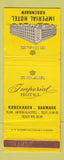 Matchbook Cover - Imperial Hotel Kobenhavn Danmark Denmark