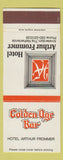 Matchbook Cover - Hotel Arthur Frommer Amsterdam Netherlands WEAR