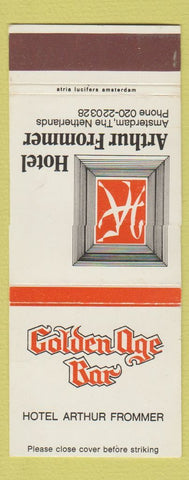 Matchbook Cover - Hotel Arthur Frommer Amsterdam Netherlands WEAR