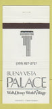 Matchbook Cover - Buena Vista Palace Walt Disney World FL 30 Strike