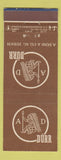 Matchbook Cover - AD Durr Zurich Tobacco