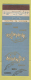 Matchbook Cover - Movenpick Zurich Bern Luzern