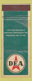 Matchbook Cover - DEA Hamburg Zeichen WEAR