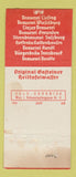 Matchbook Cover - Hofbrau Kaltenhaufen WORN