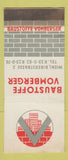 Matchbook Cover - Baustoffe Vomberger Bricks Switzerland WEAR