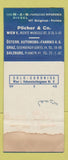 Matchbook Cover - Metropol oil gas Switzerland WEAR