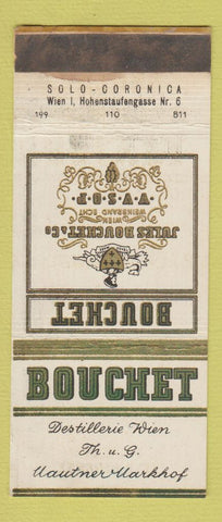 Matchbook Cover - Bouchet Wien Wine? Distillery WEAR