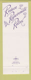 Matchbook Cover - Inga Britt Slenderizing Salon Carmel CA