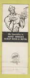 Matchbook Cover - Heggie Auto Wrecking Dorchester MA
