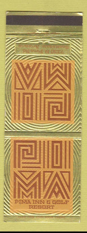 Matchbook Cover - Pima Inn Golf Resort Scottsdale AZ