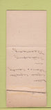 Matchbook Cover - Paul Niebisch Tobacco Bahnhofsberg Germany WEAR