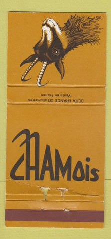 Matchbook Cover - Chamois Seita France WORN 30 Strike