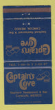 Matchbook Cover - Captain's Cove Cancun Mexico WEAR 30 Strike