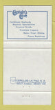 Matchbook Cover - Captain's Cove Cancun Mexico WEAR 30 Strike