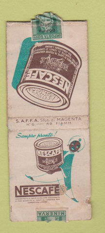 Matchbook Cover - Nescafe Coffee WORN