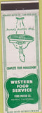 Matchbook Cover - Western Food Service Ford Cars Milpitas CA