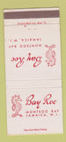 Matchbook Cover - Bay Roc Montego Bay Jamaica 30 Strike