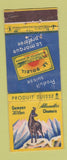 Matchbook Cover - Le Soleil Switzerland WEAR