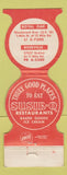 Matchbook Cover - Maui Palms Hotel Kahului Hawaii WORN 30 Strike